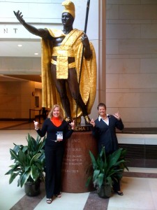 Colleen & Eve Lyn on Capitol Hill-advocacy