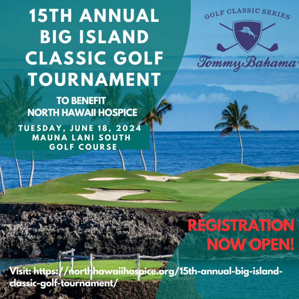 15th Annual Golf tournament North Hawaii Hospice